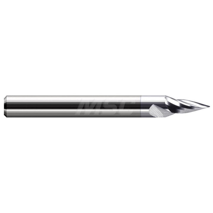 2-Flute Solid Carbide Tapered End Mill, TiB2 - Harvey Tool 771202-C8