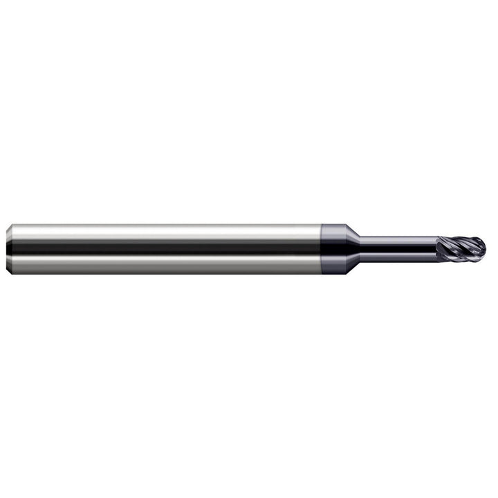 3/32" 6-Flute Solid Carbide Ball End Mill, AlTiN Nano - Harvey Tool 786293-C6