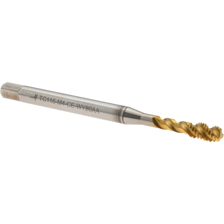 M4 Metric High-Speed Steel-E Tap, TiN - Walter-Prototyp 7629583