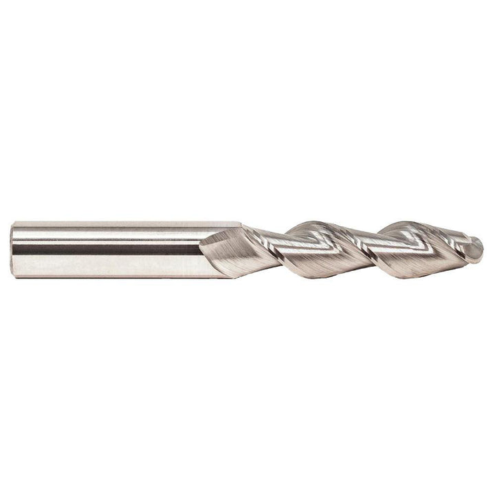 1/8in" 2-Flute Solid Carbide Ball End Mill, NF1 - GWS 313567