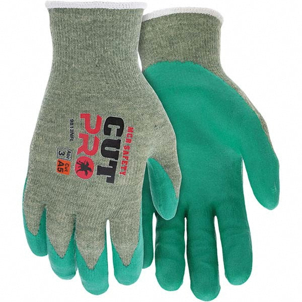 Large Green HPPE Cut, Puncture & Abrasion-Resistant Gloves - MCR Safety 9813NFL