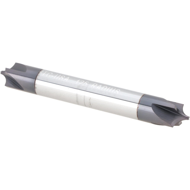 5/16" 4-Flute Solid Carbide Corner Rounding End Mill, AlTiN - Harvey Tool 805908-C3