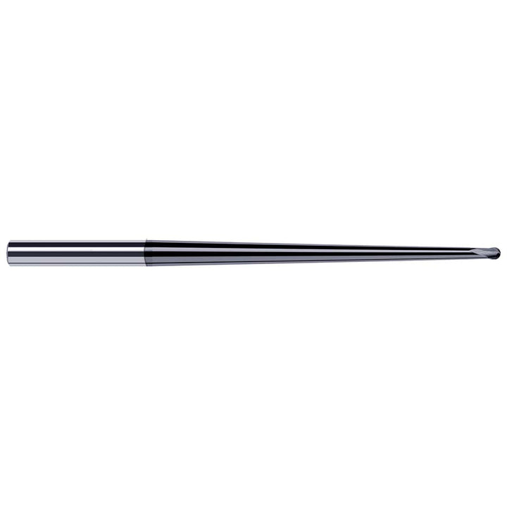 1/4" 2-Flute Solid Carbide Ball End Mill, AlTiN Nano - Harvey Tool 927592-C6