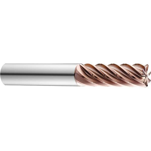 1/4" 7-Flute Solid Carbide Square End Mill, TiN - SGS 77127