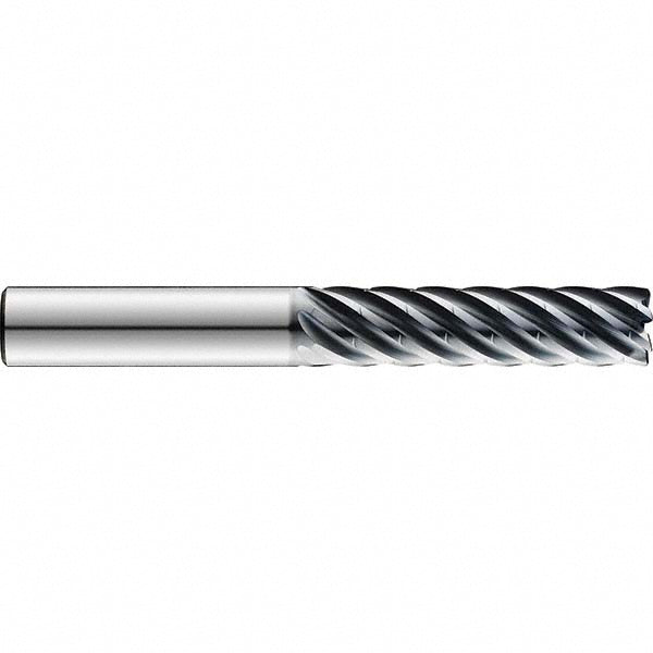 1" 7-Flute Solid Carbide Corner Radius End Mill, AlTiN - SGS 77318