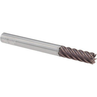1/4" 7-Flute Solid Carbide Corner Radius End Mill, TM - SGS 77119
