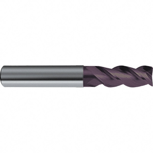 0.3346" 3-Flute Solid Carbide Corner Radius & Corner Chamfer End Mill, TiAlN - Guhring 9038910085000