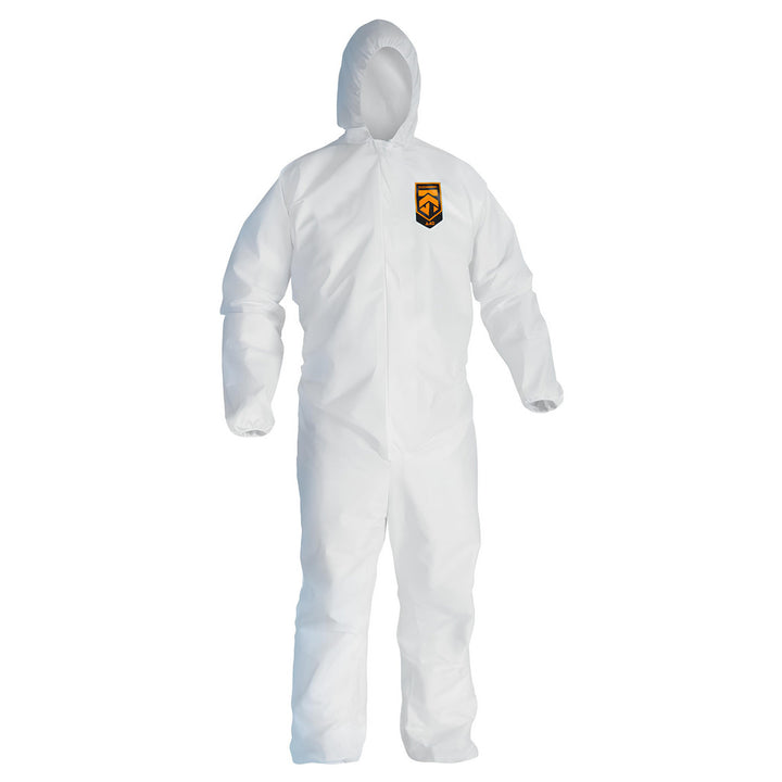 X-Large White Liquid; Particle Protection Protective Garment - KleenGuard 41506