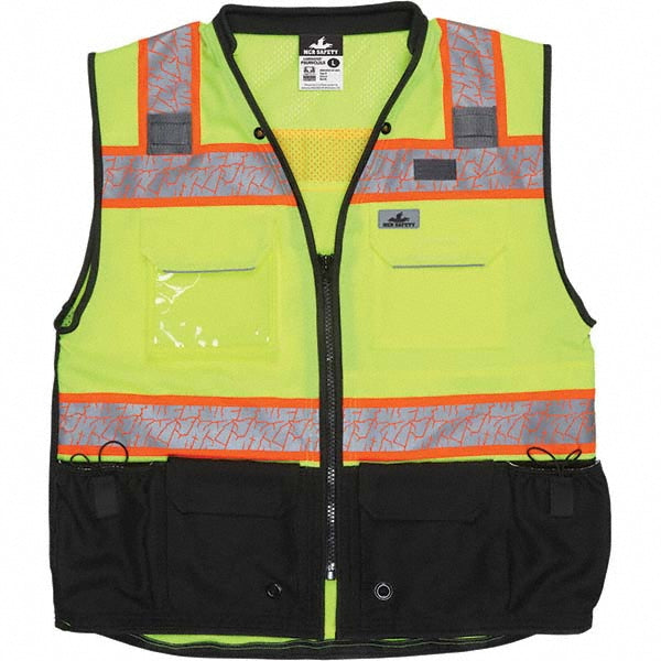 X-Large Lime Protective Garment - MCR Safety PSURVCL2LSXL