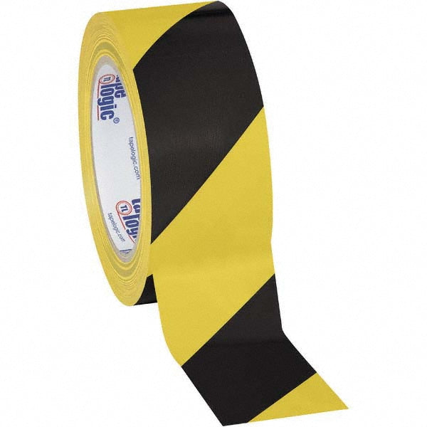 Black; Yellow Safety Tape - Tape Logic T9236BY