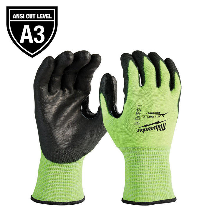 X-Large Yellow Nylon Cut-Resistant Gloves - Milwaukee Tool 48-73-8933