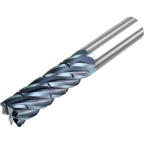 1/2" 6-Flute Solid Carbide Corner Radius End Mill, HTA - Seco 10008417