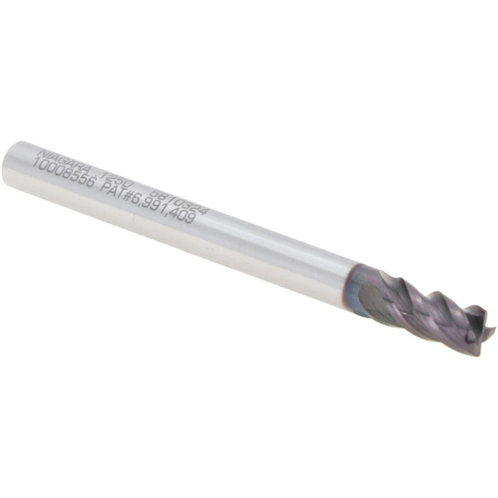 1/8" 4-Flute Solid Carbide Corner Radius End Mill, HTA - Seco 10008556