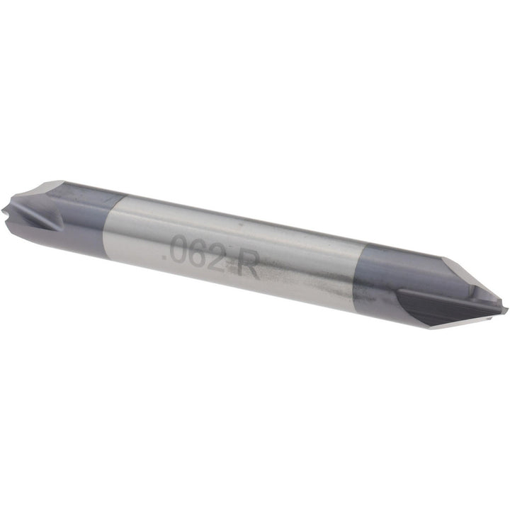 1/4" 2-Flute Solid Carbide Corner Rounding End Mill, AlTiN - Harvey Tool 793462-C3