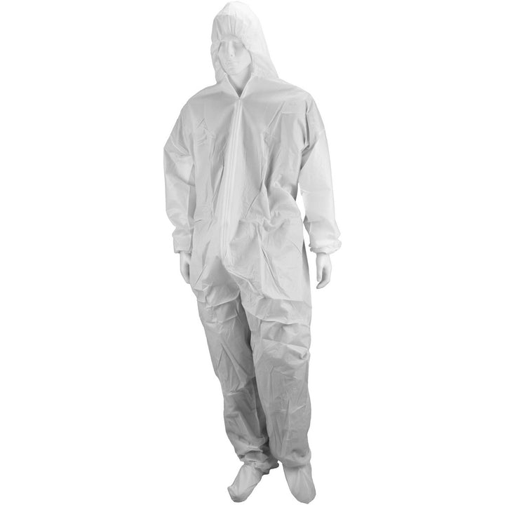 Large White Protective Garment - PRO-SAFE DCHB-MP-L43W