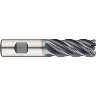 3/4" 5-Flute Solid Carbide Corner Radius End Mill, nano-A - Guhring 9069860190540
