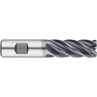 3/8" 5-Flute Solid Carbide Corner Radius End Mill, nano-A - Guhring 9069860095240