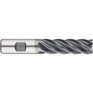 3/4" 5-Flute Solid Carbide Corner Radius End Mill, nano-A - Guhring 9069870190540