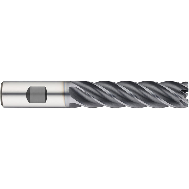 3/8" 5-Flute Solid Carbide Corner Radius End Mill, nano-A - Guhring 9069880095260