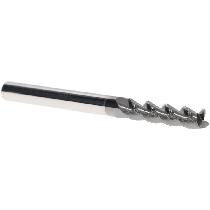 1/4" 3-Flute Solid Carbide Square End Mill, DLC - Iscar 3398983