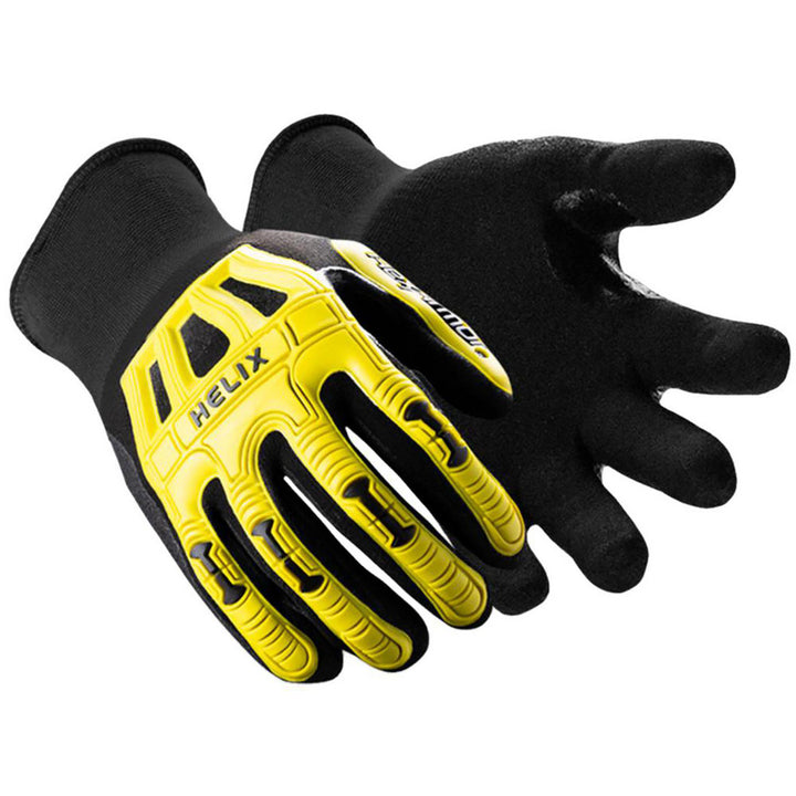 2X-Large Black; Yellow Nylon General Purpose Gloves - HexArmor. 1095-XXL (11)