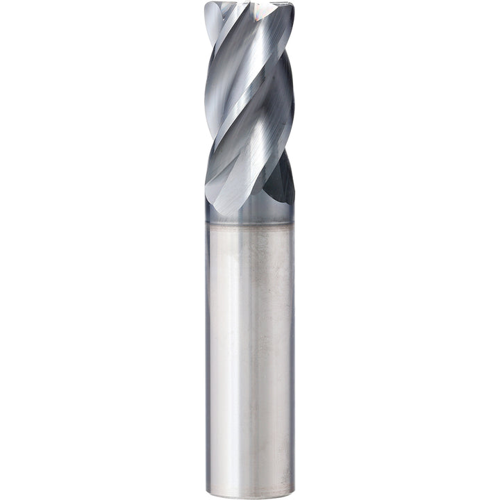 3/8" 4-Flute Solid Carbide Corner Radius End Mill, AlCrN - Supermill 5253522