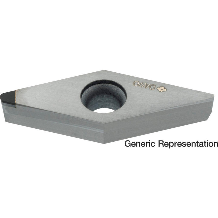 Diamond Polycrystalline Cubic Boron Nitride (PCBN) Insert, Grade DA90 - Sumitomo 1655FFE