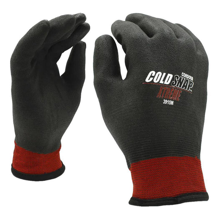 Black; Red Industrial Gloves - Cordova 3915XL