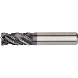 1/2" 4-Flute Solid Carbide Corner Radius & Corner Chamfer End Mill, AlTiN - Kennametal 6677001