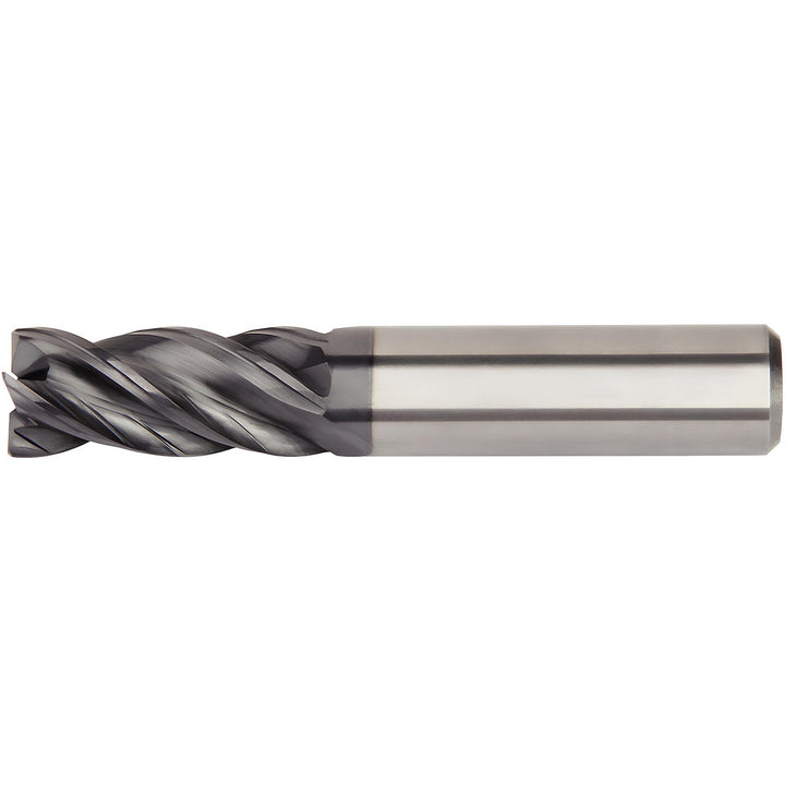 1/2" 4-Flute Solid Carbide Corner Radius & Corner Chamfer End Mill, AlTiN - Kennametal 6677001