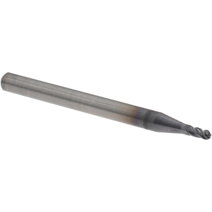 1/16" 4-Flute Solid Carbide Ball End Mill, AlTiN - Kennametal 6767762