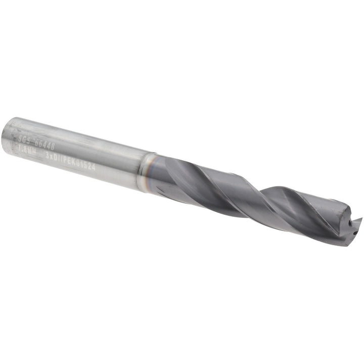 3/8" Solid Carbide Screw Machine Drill Bit, Ti-NAMITE-X, 135° point - SGS 66448