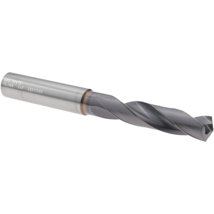 19/64" Solid Carbide Screw Machine Drill Bit, Ti-NAMITE-X, 135° point - SGS 66476