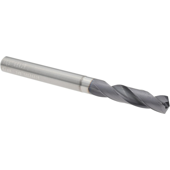 0.2323" Solid Carbide Screw Machine Drill Bit, Ti-NAMITE-X, 135° point - SGS 66429