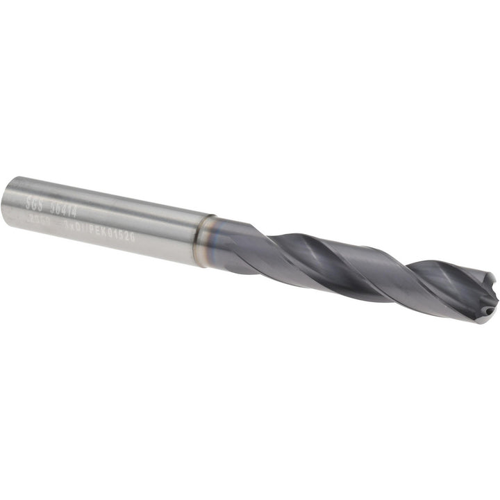 19/64" Solid Carbide Screw Machine Drill Bit, Ti-NAMITE-X, 135° point - SGS 56414