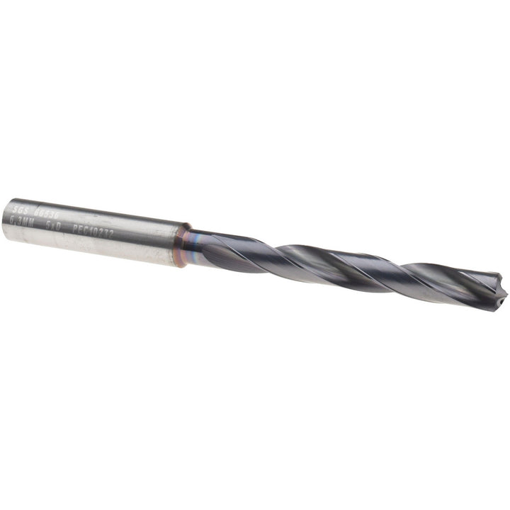 1/4" Solid Carbide Drill Bit, Ti-NAMITE-X, 135° point - SGS 66536