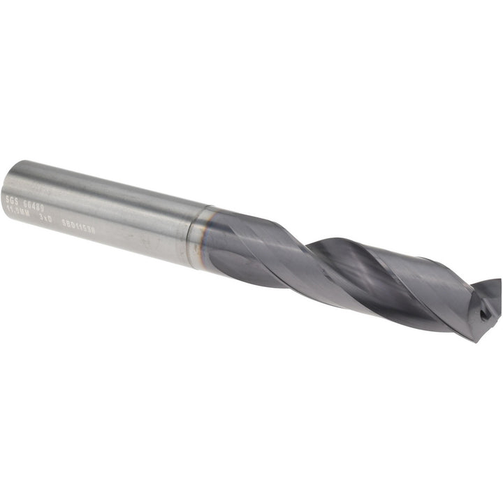 0.4685" Solid Carbide Screw Machine Drill Bit, Ti-NAMITE-X, 135° point - SGS 66489