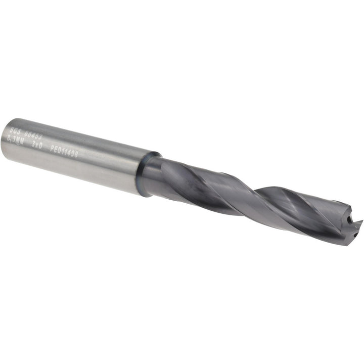 27/64" Solid Carbide Screw Machine Drill Bit, Ti-NAMITE-X, 135° point - SGS 66453