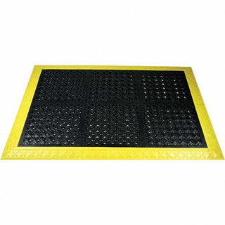 Black; Yellow Anti-Slip Mat - Ergo Advantage AM2BZ2