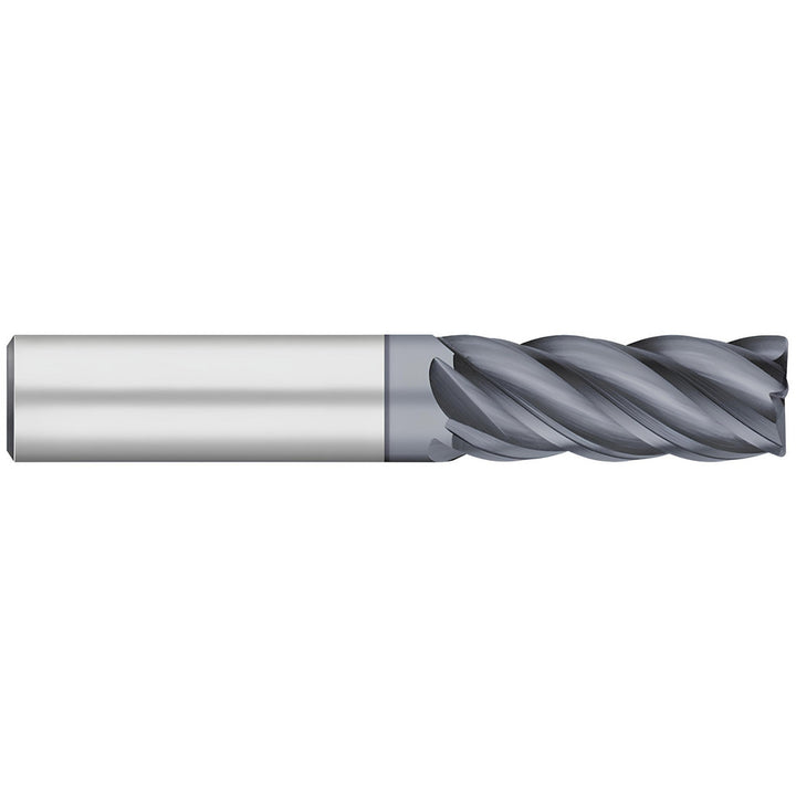 5/8" 5-Flute Solid Carbide Corner Radius End Mill, ALCRO-MAX - Titan USA TC26658