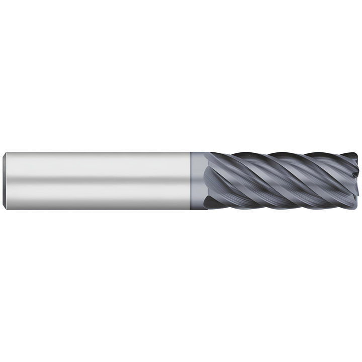 3/4" 6-Flute Solid Carbide Corner Radius End Mill, ALCRO-MAX - Titan USA TC67148