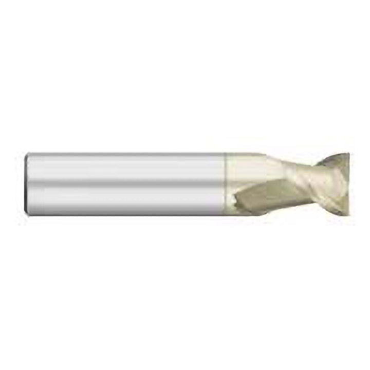 3/16" 2-Flute Solid Carbide Square End Mill, ZrN - Titan USA TC62102