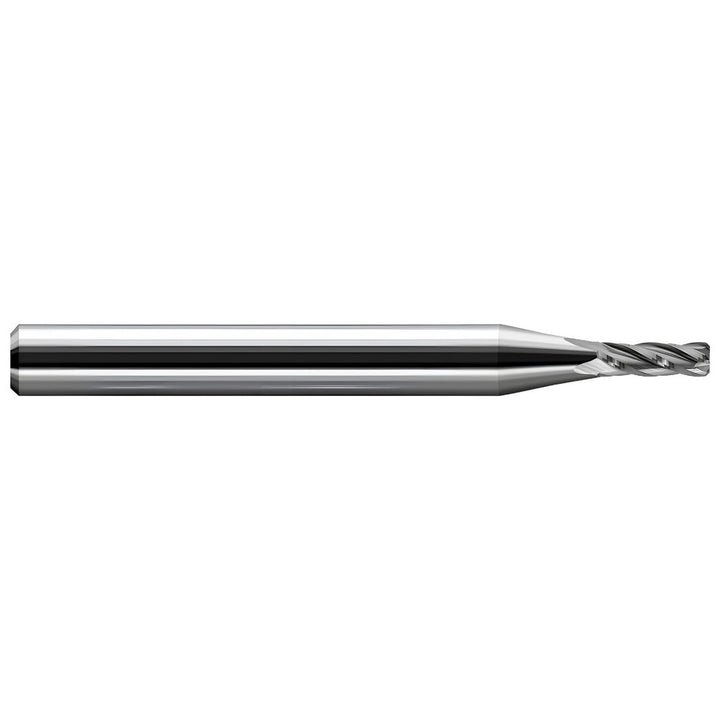 1/8" 4-Flute Solid Carbide Corner Radius & Corner Chamfer End Mill, AlTiN - Harvey Tool 804808-C3