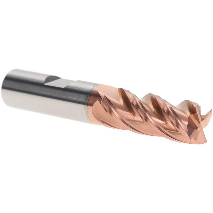 1/2" 4-Flute Solid Carbide Square End Mill, TiAlCN - Iscar 3401297