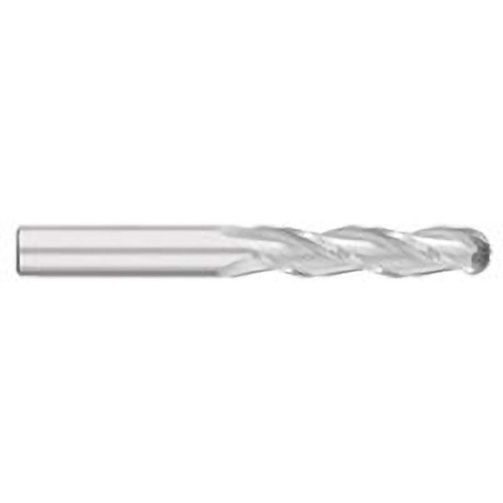 1/8in" 3-Flute Solid Carbide Ball End Mill - Titan USA TC18308
