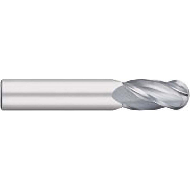 0.5512" 4-Flute Solid Carbide Ball End Mill - Titan USA TC12739