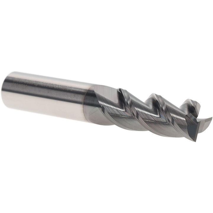 1/2" 3-Flute Solid Carbide Square End Mill, DLC - Iscar 3398978