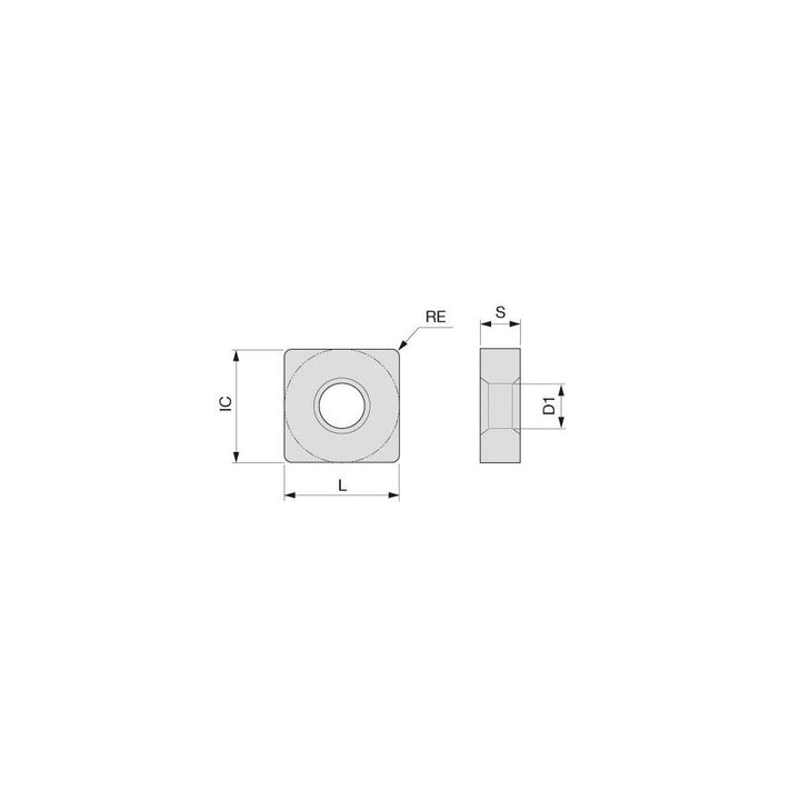 SNMG120412-TM T9205 Carbide Insert, Grade T9205, Titanium - Tungaloy 6785711