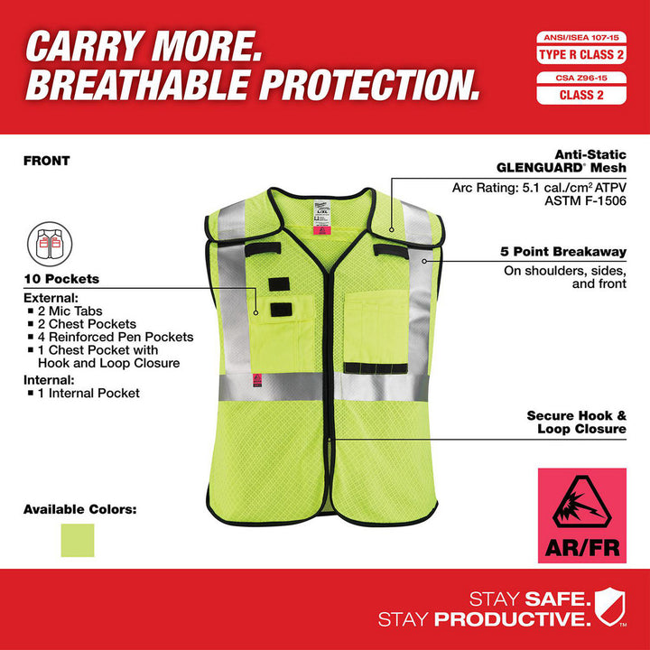 Small; Medium Yellow Protective Garment - Milwaukee Tool 48-73-5211