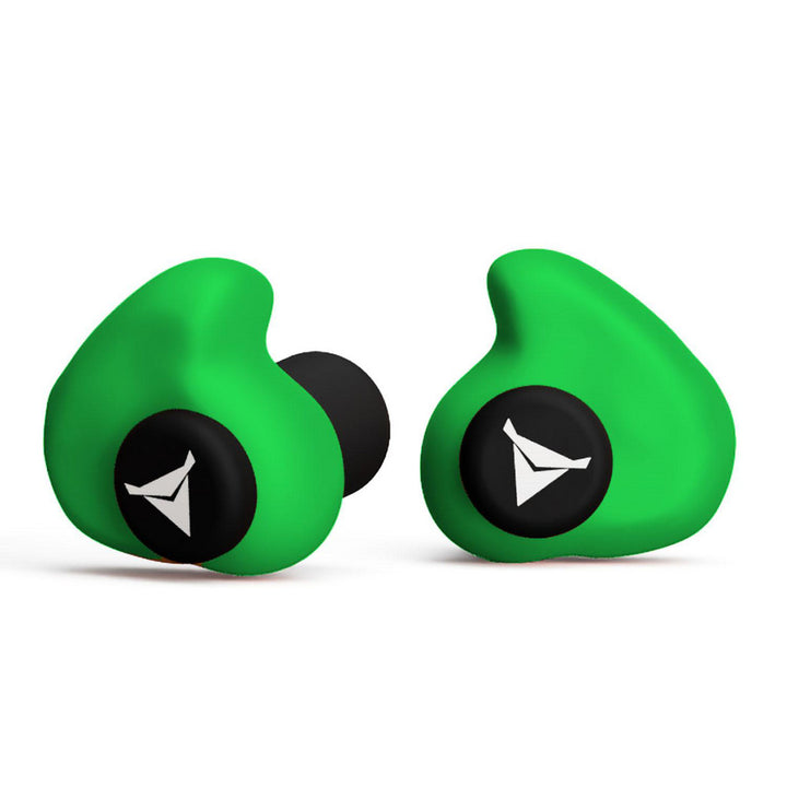 31dB Green; Lime Ear Plugs - Decibullz PLG1-GRN